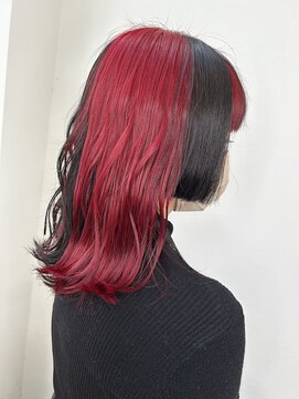 ヘアーデザインルアナ(Hair design Luana.) レッドデザインカラー