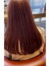 カット＋柔らか髪質改善ストレート＋トリートメント　￥29700
