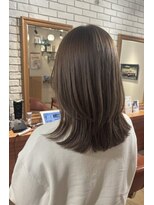 ヘアメイク フレンシア(hair make flencia)&nbsp;透明感カラーとくびれレイヤー【165スタイル】