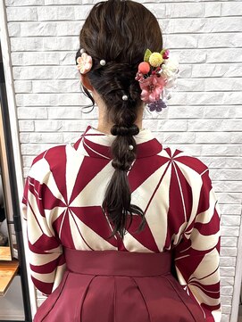 ザブックハンドサロン(The book hand salon) 袴×編み下ろし