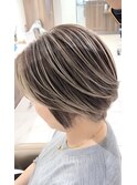 白髪ぼかしバレイヤージュ