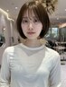 【MEI限定】ケアトリートメント付きブリーチなしダブルカラー＋顔周りカット