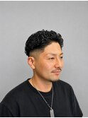 極道パーマ×フェード｜垢抜けスタイル