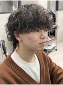 波巻きツイストスパイラル/リバースセンターパート/四条烏丸