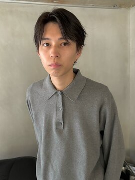 フィルムス 銀座(FILMS) men’sメンズ/リバースセンターパート/メンズパーマダウンパーマ
