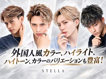 ステラ(STELLA)の写真/バレイヤージュ関西No.1スタッフ在籍！◆外国人風カラーやハイトーンをしたいならSTELLA！
