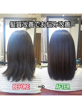 ルーミールーム(RoomieRoom) 髪質改善/トリートメント/ツヤ髪セミロング/20代30代40代髪型