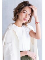 リアン(Lien)&nbsp;Lien☆外ハネスリークボブ×アッシュブラウン×ローライト　立川