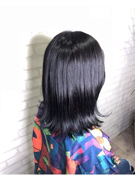 ブレンドバイハピネス(Blend by happiness) 【今季トレンド】ブルーブラックカラー