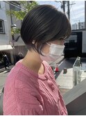 「NUDE」#束感ショート10代 20代 30代 40代 大人ショートボブ