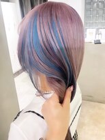 ペレ 渋谷(PELE)&nbsp;J53_ピンク×ブルー インナーカラー