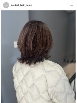 ニュートラル(neutral) 【neutral】白髪ぼかしハイライト