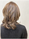 【nex 表参道】白髪ぼかし ハイライト くびれヘア 齋藤