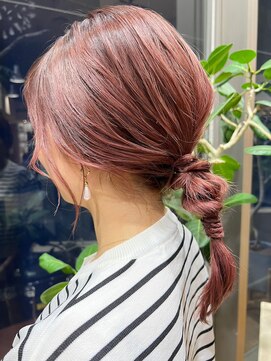 イーストハムヘッドショップ(EAST HAM head shop) ヘアアレンジ☆ルーズローポニ