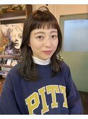 オン眉 × 顔まわりレイヤー