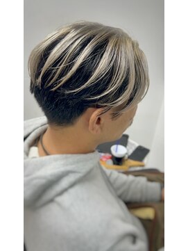 レーベル(LABEL) アンブレラホワイトベージュバレイヤージュ