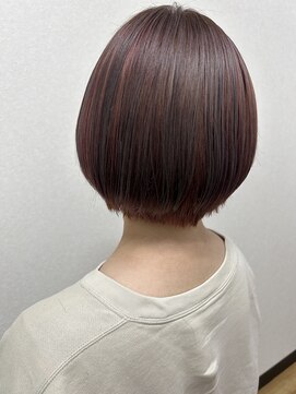 ララ(LALA) アンブレラカラー、パープル、ピンク、ブリーチデザイン