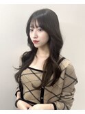 【韓国ヘア】透明感オリーブグレージュ&色気レイヤー