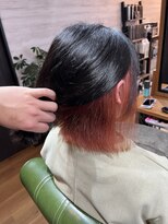 レック(REK) インナーカラー　レッド系