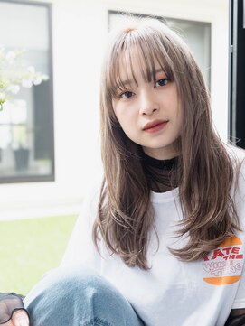 ディーボーイ 下通本店(D-BOY) ミルクティーベージュとたっぷりレイヤーで可愛くオシャレに