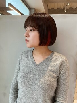 ガリカ 大名(Gallica) <森千晶>ショートボブにインナーカラーでカジュアルに