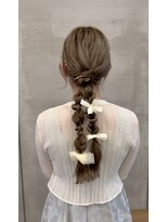 リアス ヘアデザイン(rias)&nbsp;編みおろしアレンジ