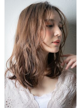 カバーヘア イヴ 戸頭店(COVER HAIR EVE) グレーベージュレイヤーカットヘルシースタイルv戸頭20代30代