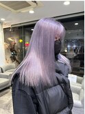 ホワイトパープルハイトーントリプルカラーケアブリーチ髪質改善
