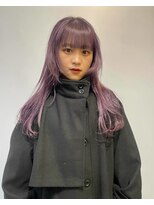 木村美容店&nbsp;［木村美容店］ダブルカラー　ピンクラベンダー　レイヤーカット