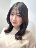 山村/小顔くびれヘア/外ハネミディアムヘア/ストカールボブ銀座