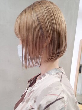 エリマ 武蔵小杉(elima) 大人ショートボブヘアくびれショート白髪ぼかしハイライト30代