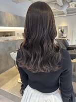 マルフェ 天王寺(marfe) 暗髪 オリーブグレージュ アッシュグレージュ 透明感カラー