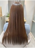 うるサラロング×透明感ナチュラルベージュ/30代/40代/50代