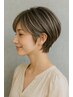 カット＋白髪ぼかしハイライト＋フルカラー＋トリートメント ￥17,980