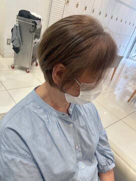 アッシュ 武蔵小金井店(Ash) \白髪率8~9割×ふわふわ癖毛のナチュラル縮毛矯正さん/