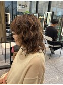 レイヤーをいかした、パーマスタイル。