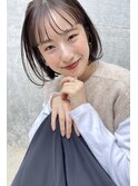 kico☆シースルーバンク×ボブショート×内巻きワンカール