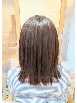 ヘアサロン アンフェール(Hair Salon Amfaire) 小林/ミディアムレイヤー/エイジング毛/縮毛矯正/40代