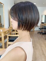 セイドット リー(Say. Ree)&nbsp;Say.丸みショートレイヤーミニボブアッシュブラック表参道青山