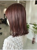 【毛先までツヤツヤ♪】レッドブラウン