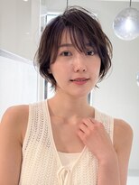 ロンドエニカ 大宮(Lond enika)&nbsp;グランマッシュ/細めハイライト/ショート/白髪ぼかし/前髪☆