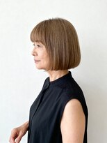 マリブ Malibu&nbsp;【50代からのミニボブ】ちょっぴり髪のトーンを上げて明るい印象