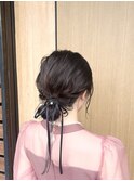 ゆるふわシニヨン