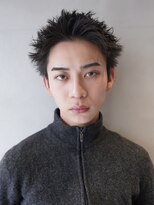 ニコ トウキョウ ロジック(nico TOKYO Logic)&nbsp;刈り上げアップバングスパイキーショートパーマスパイラルパーマ