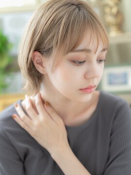 カバーヘア ブリス 北浦和(COVER HAIR bliss) ■外国人風ハイトーンカラーマッシュボブ307北浦和20代30代40代