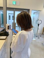 ヘアーポケット リタ(HAIR POCKET ritta)&nbsp;切りっぱなしボブ　× グラデーションカラー