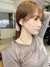 【結んでも可愛い☆】顔周りカット 栄/矢場/レイヤーカット/縮毛矯正/顔周り