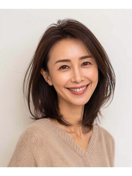 ハーツ(Hearts) 品よくまとまる大人のミディボブヘアー