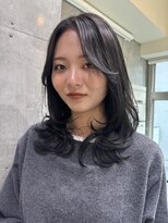 フォルテ 横浜店(FORTE)&nbsp;ダークブルー/レイヤースタイル/髪質改善