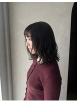 サムシング(Something.) 寒色カラー/パーマスタイル/髪質改善トリートメント